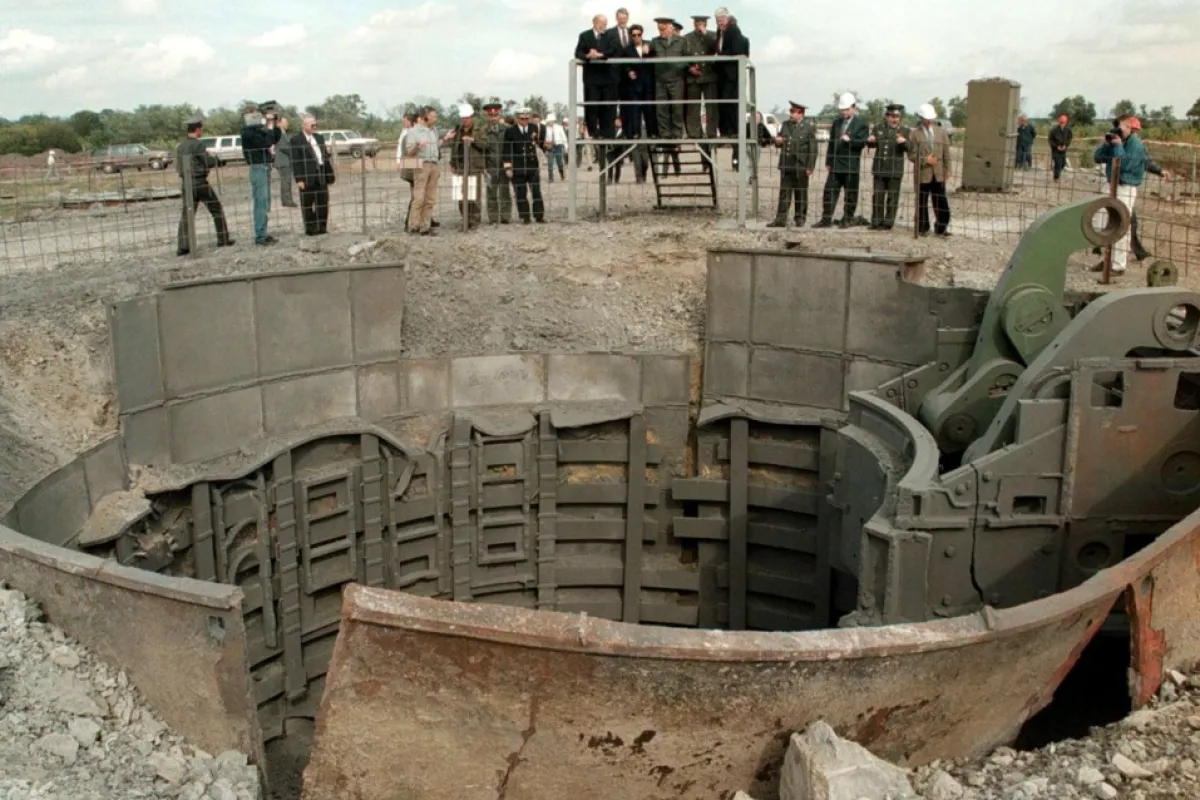 UKRAINE DESTROYED SILO
