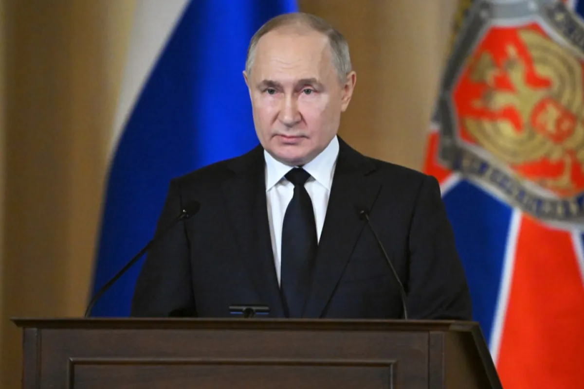 Russian President Putin meets with board of the Federal Security Service