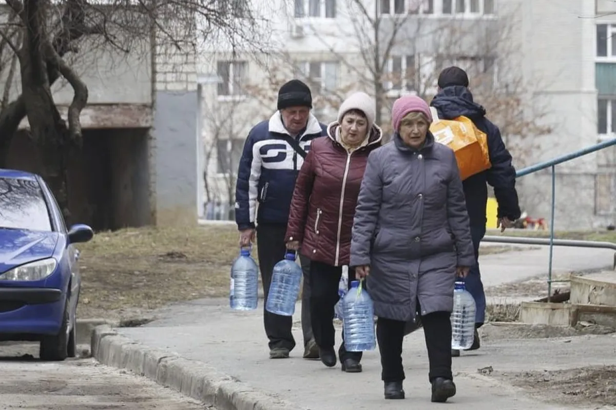 Power facilities hit by missile strike in Kharkiv, Ukraine
