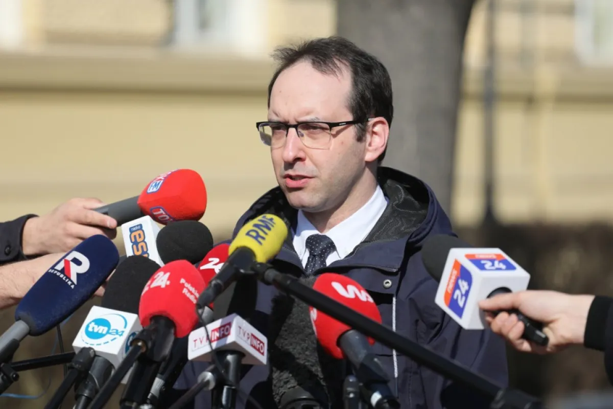 Polish National Security Department press conference in Warsaw