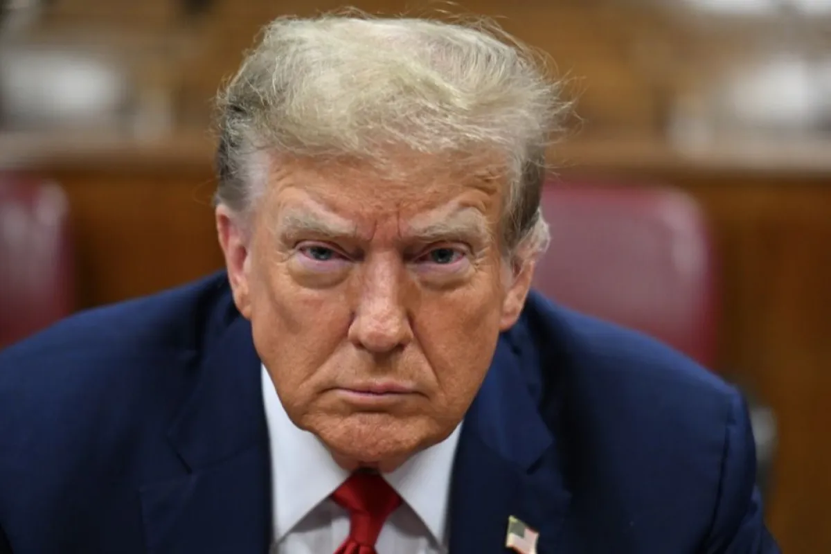 First Day of Former US President Donald J. Trump Hush Money Trial New York