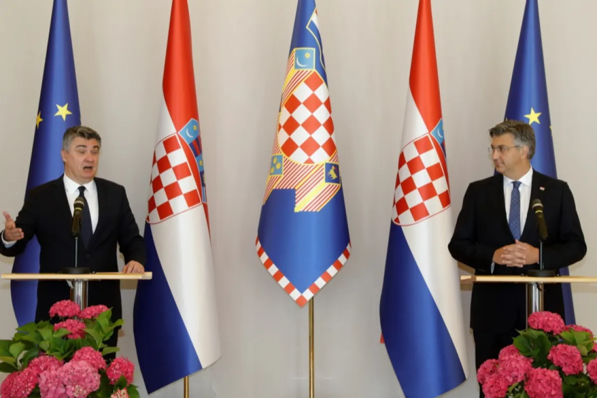 Croatian President Milanovic gives mandate to PM Andrej Plenkovic to form new government